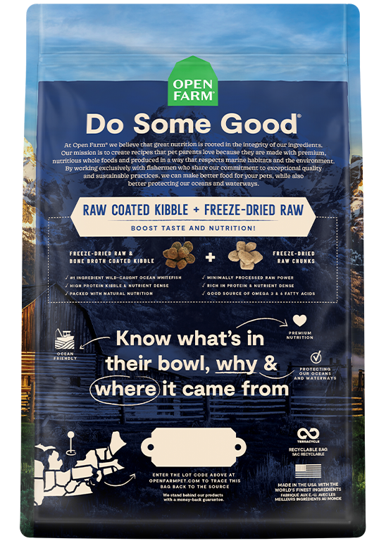 Open Farm Dog RAW MIX Grain Free Wild Ocean Fella & Fetch