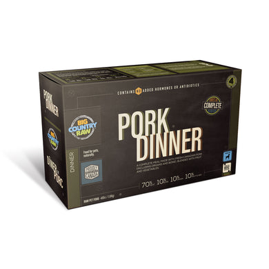Big Country Raw Pork Dinner Carton - 4LB