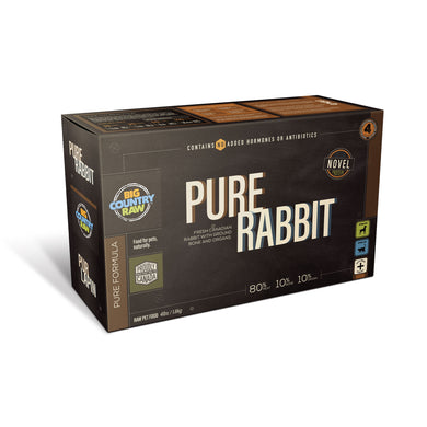 Big Country Raw Pure Rabbit Carton - 4LB