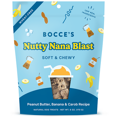 Bocce's Dog Soft & Chewy Nutty Nana Blast 6 oz