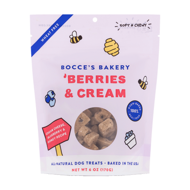 Bocce's Bakery Dog Soft & Chewy Berries & Cream 6 oz