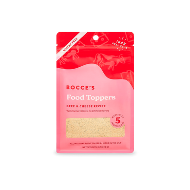 Bocce's Food Toppers Beef & Cheese 8 oz