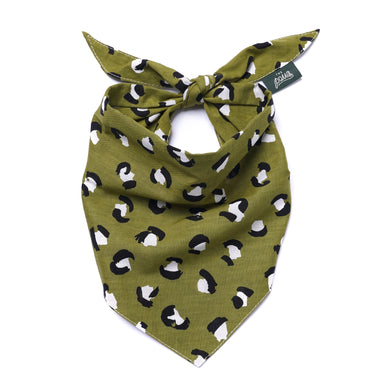 The Paws - Olive Dog Bandana