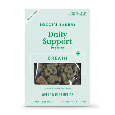 Bocce's Bakery Dog Daily Support Breath Biscuits 12oz