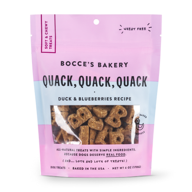 Bocce's Bakery Dog Soft & Chewy Quack Quack Quack 6oz