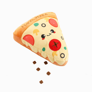 Hugsmart Pet - Food Party | Pizza - Dog Plush Toy