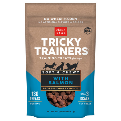 Cloud Star Tricky Trainers Chewy Salmon Treat 5 oz