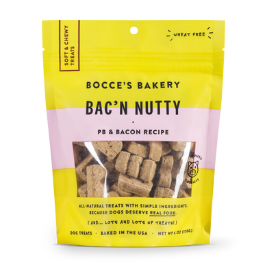 Bocce's Bakery Dog Soft & Chewy Bac'N Nutty 6 oz