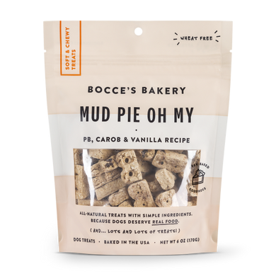 Bocce's Bakery Dog Soft & Chewy Mud Pie Oh My 6 oz