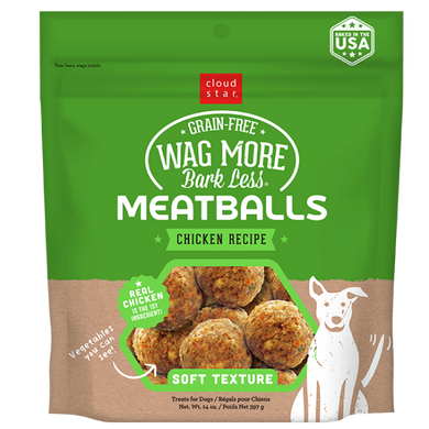 Cloud Star WMBL Dog GF Meatballs Chicken 14 oz