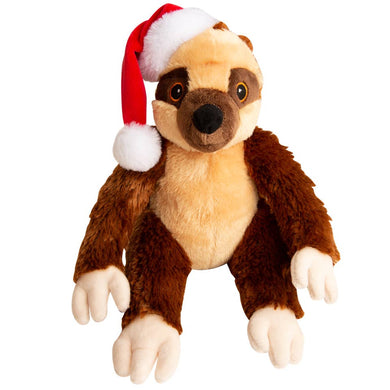 Sasha Claus the Sloth Dog Toy