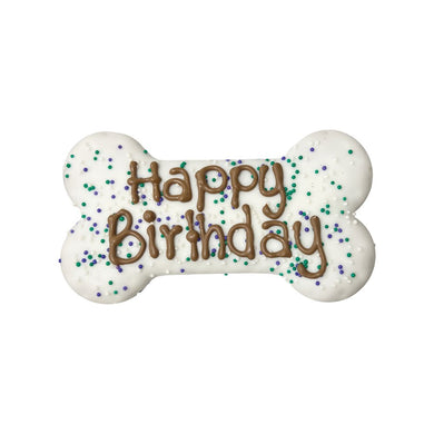 Happy Birthday Bone Cookies