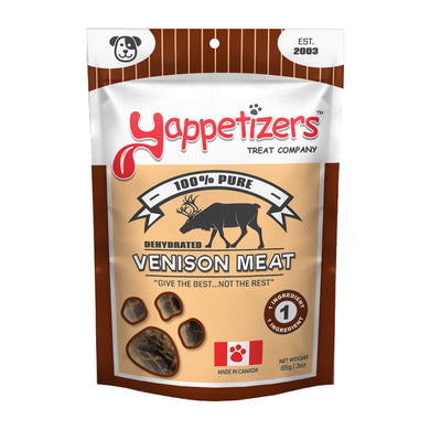 Yappetizers Dehydrated - Venison Meat 85g