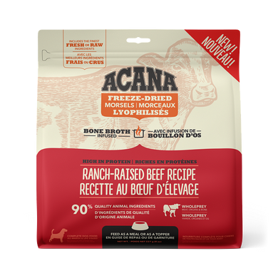ACANA FREEZE DRIED MORSELS - RANCH RAISED BEEF RECIPE