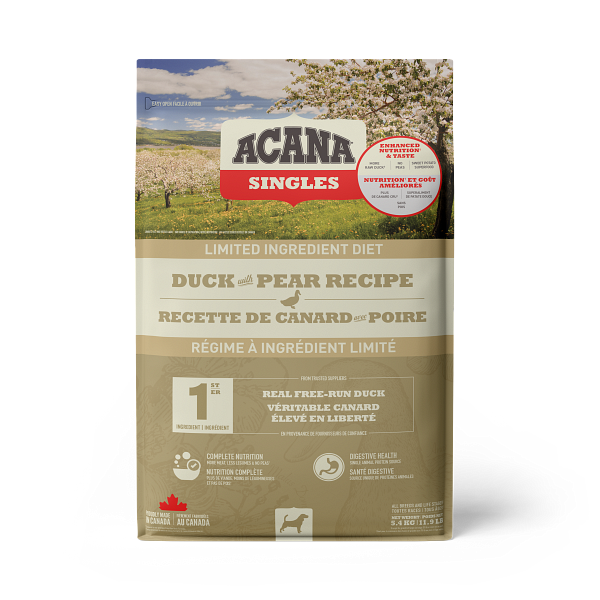 Duck and pear dog food best sale
