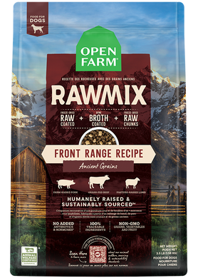 Open Farm Dog Ancient Grain RAW MIX Front Range