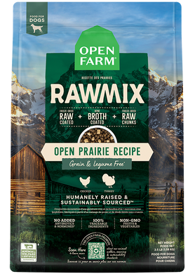 Open Farm Dog RAW MIX Grain Free Open Prairie