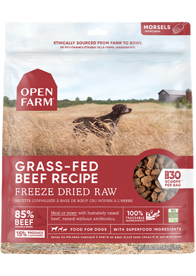Open Farm Freeze Dried Raw Grass-Fed Beef