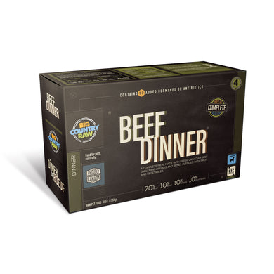 Big Country Raw Beef Dinner Carton - 4LB