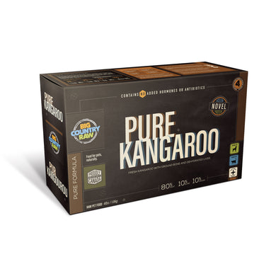 Big Country Raw Pure Kangaroo Carton - 4LB