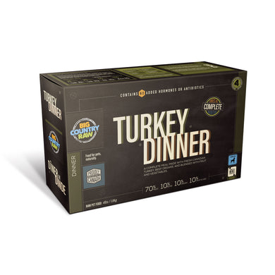 Big Country Raw Turkey Dinner Carton - 4LB