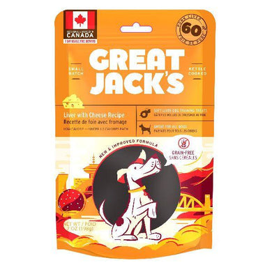 Great Jacks Freeze Dried Liver & Cheese - 14OZ